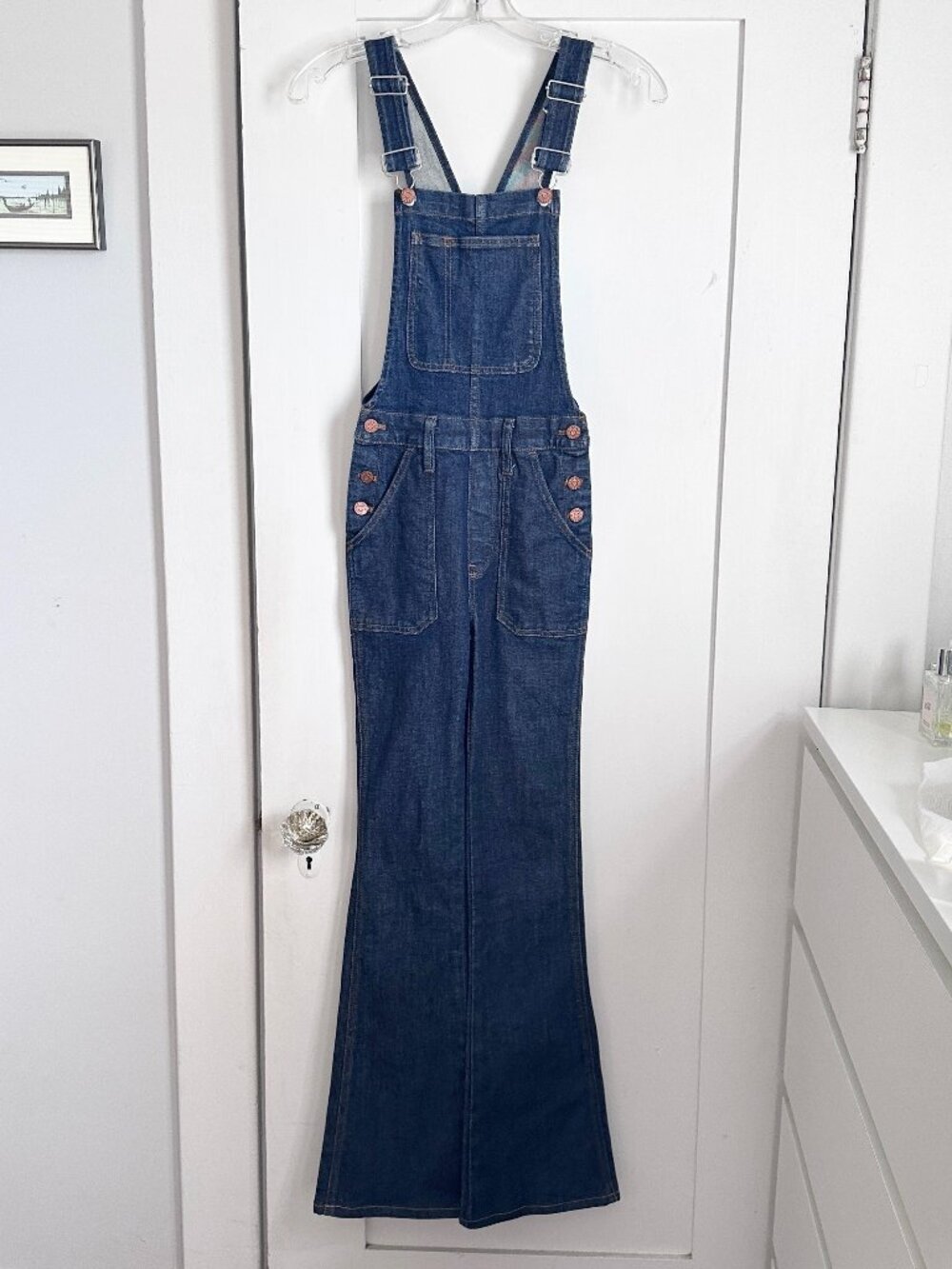Madewell Flea Market Flare Denim Overalls 💙✨